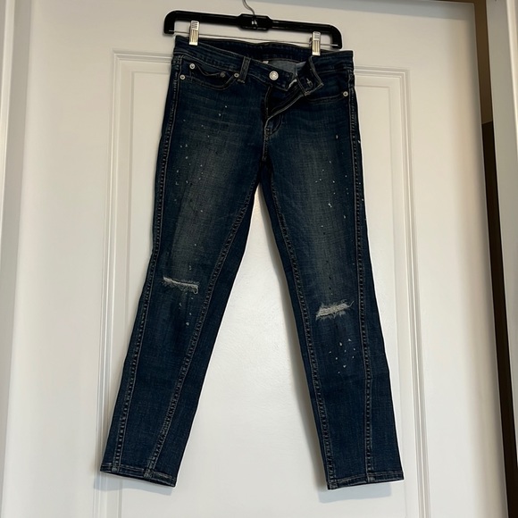 Levi’s cropped distressed jeans - Picture 2 of 4